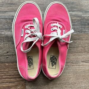 Girls pink Vans